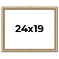 thumbnail image 1 of 24x19 Frame Silver Real Wood Picture Frame Width 1.5 inches | Interior Frame Depth 0.5 inches |, 1 of 8