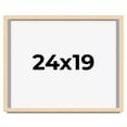 thumbnail image 1 of 24x19 Shadow Box Frame Brown | 0.875 Inches Deep Real Wood Contemporary Shadowbox Display Frame |, 1 of 5