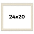 thumbnail image 1 of 24x20 Frame White Real Wood Picture Frame Width 1.75 inches | Interior Frame Depth 0.5 inches |, 1 of 8