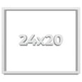 thumbnail image 1 of 24x20 White Shadowbox Frame - Interior Size 24x20 by 1.5 Inches - Made to Display Items Up To 1.5 Inches Deep, 1 of 4