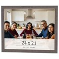 thumbnail image 1 of 24x21 Frame Blue Kingsley Pewter Solid Wood Picture Frame Width 0.75 Inches |Interior Depth 0.5, 1 of 8