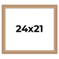 thumbnail image 1 of 24x21 Frame Charleston Honey Brown Solid Wood Picture Frame Width 1.75 Inches | Interior Depth 0.5, 1 of 8