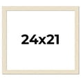 thumbnail image 1 of 24x21 Frame White Real Wood Picture Frame Width 1.5 inches | Interior Frame Depth 0.5 inches | Barn, 1 of 8