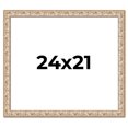 thumbnail image 1 of 24x21 Frame White Real Wood Picture Frame Width 1.5 inches | Interior Frame Depth 0.5 inches |, 1 of 8
