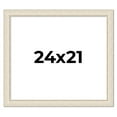 thumbnail image 1 of 24x21 Frame White Real Wood Picture Frame Width 1.75 inches | Interior Frame Depth 0.5 inches |, 1 of 8