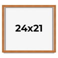 thumbnail image 1 of 24x21 Shadow Box Frame Brown | 0.875 Inches Deep Real Wood Contemporary Shadowbox Display Frame |, 1 of 6