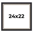 thumbnail image 1 of 24x22 Frame Black Real Wood Picture Frame Width 2.25 Inches | Interior Frame Depth 0.5 Inches |, 1 of 8