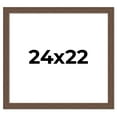 thumbnail image 1 of 24x22 Frame Brown Farmhouse Solid Wood Picture Frame Width 1.5 Inches | Interior Frame Depth 0.5, 1 of 8