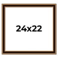 thumbnail image 1 of 24x22 Frame Gold Brown Plein Air Vintage Solid Wood Picture Frame | 1.75 Inches Moulding Width |, 1 of 8