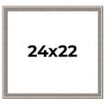 thumbnail image 1 of 24x22 Frame Grey Real Wood Picture Frame Width 1.25 inches | Interior Frame Depth 0.5 inches | Hans, 1 of 8