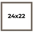 thumbnail image 1 of 24x22 Frame Silver Real Wood Picture Frame Width 1.25 Inches | Interior Frame Depth 0.5 Inches |, 1 of 8