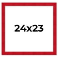 thumbnail image 1 of 24x23 Frame Red Burl Solid Wood Picture Frame Width 1.75 Inches | Interior Frame Depth 0.5 Inches |, 1 of 8