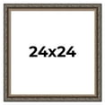 thumbnail image 1 of 24x24 Frame Black Real Wood Picture Frame Width 2 inches | Interior Frame Depth 0.5 inches | Fitz, 1 of 8