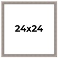 thumbnail image 1 of 24x24 Frame Grey Real Wood Picture Frame Width 1.25 inches | Interior Frame Depth 0.5 inches | Hans, 1 of 8
