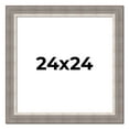 thumbnail image 1 of 24x24 Frame Grey Real Wood Picture Frame Width 2.75 Inches | Interior Frame Depth 0.5 Inches |, 1 of 8