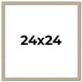 thumbnail image 1 of 24x24 Frame Grey Solid Wood Picture Frame Width 1 Inches | Interior Frame Depth 0.5 Inches |, 1 of 8