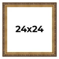 thumbnail image 1 of 24x24 Frame Vintage Gold Solid Wood Picture Frame | 2.5 Inch Moulding Width | Ornate Bronze Museo, 1 of 8