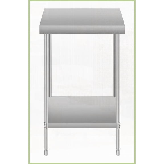 24x24 Inch Stainless Steel Coffee Table for Restaurant & Home, 32-Inch Tall, Durable & Easy to Clean