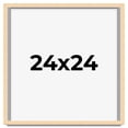 thumbnail image 1 of 24x24 Shadow Box Frame Brown | 0.875 Inches Deep Real Wood Contemporary Shadowbox Display Frame |, 1 of 5
