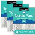 thumbnail image 1 of 24x24x1 (23_3/8x23_3/8) Pleated Air Filters MERV 14 Plus Carbon 3 Pack, 1 of 7
