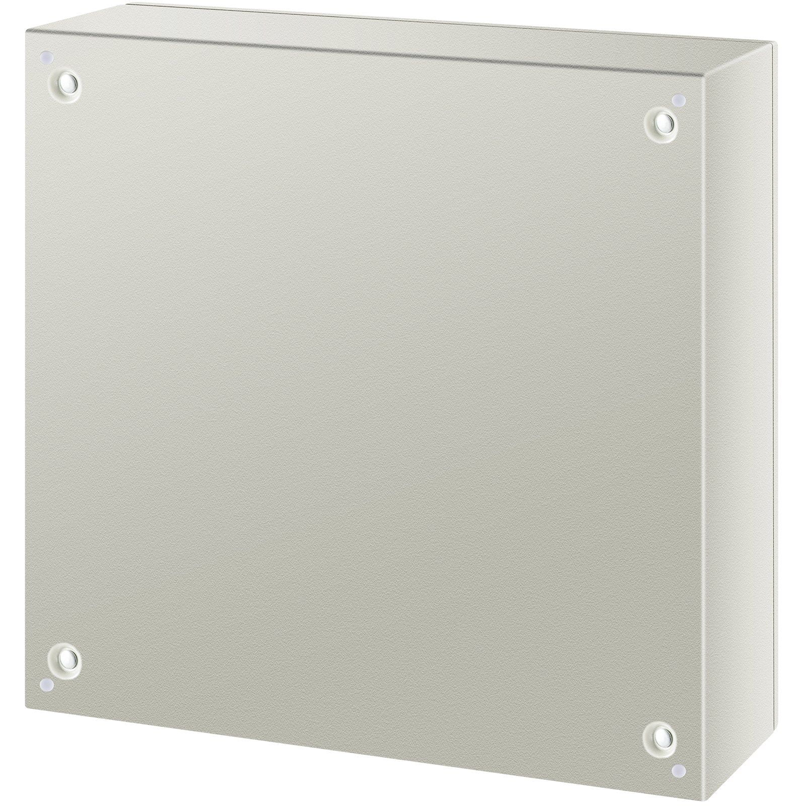 24x24x8 Inch NEMA 4X Steel Electrical Box, IP66 Waterproof & Dustproof, Outdoor/Indoor Junction Box w/Mounting Plate – Heavy Duty Enclosure
