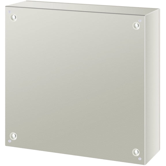 24x24x8 Inch NEMA 4X Steel Electrical Box, IP66 Waterproof & Dustproof, Outdoor/Indoor Junction Box w/Mounting Plate  Heavy Duty Enclosure