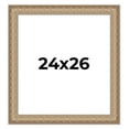 thumbnail image 1 of 24x26 Frame Ornate Silver Beaded Solid Wood Picture Frame Width 2.5 Inches | Interior Depth 1, 1 of 8