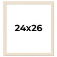 thumbnail image 1 of 24x26 Frame White Real Wood Picture Frame Width 1.5 inches | Interior Frame Depth 0.5 inches | Barn, 1 of 8
