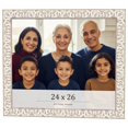 thumbnail image 1 of 24x26 Frame White Real Wood Picture Frame Width 1.5 inches | Interior Frame Depth 0.5 inches |, 1 of 8
