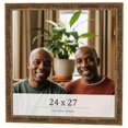 thumbnail image 1 of 24x27 Frame Gold Kingsley Distressed Solid Wood Picture Frame Width 0.75 Inches | Interior Frame, 1 of 8