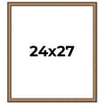 thumbnail image 1 of 24x27 Frame Gold Real Wood Picture Frame Width 1.25 inches | Interior Frame Depth 0.5 inches |, 1 of 8
