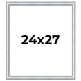 thumbnail image 1 of 24x27 Frame Sterling Silver Solid Wood Picture Frame | 1.25 Inch Moulding Width | 0.75 Inch, 1 of 8