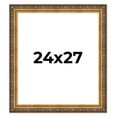 thumbnail image 1 of 24x27 Frame Vintage Gold Solid Wood Picture Frame | 2.5 Inch Moulding Width | Ornate Bronze Museo, 1 of 8