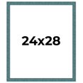 thumbnail image 1 of 24x28 Frame Blue Rustic Barnwood Solid Wood Picture Frame Width 1.25 Inches | Interior Depth 0.5, 1 of 8