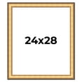 thumbnail image 1 of 24x28 Frame Gold Plein Aire Solid Wood Picture Frame Width 2 Inches | Interior Frame Depth 0.5, 1 of 8
