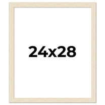 24x28 Frame White Real Wood Picture Frame Width 1.5 inches | Interior Frame Depth 0.5 inches | Barn