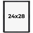 thumbnail image 1 of 24x28 Shadow Box Frame Black | 1 Inches Deep Real Wood Farmhouse Shadowbox Display Frame | UV, 1 of 6