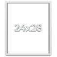 thumbnail image 1 of 24x28 Shadow Box High Gloss White Display Frame | 1.625 Inches Deep | 1 Inch Moulding Width | Solid, 1 of 4