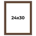 thumbnail image 1 of 24x30 Copper and Brown Real Wood Picture Frame Width 2 inches | Interior Frame Depth 0.5 inches |, 1 of 8