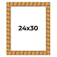 thumbnail image 1 of 24x30 Frame Beige Real Wood Picture Frame Width 3 inches | Interior Frame Depth 0.5 inches |, 1 of 8