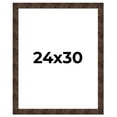 thumbnail image 1 of 24x30 Frame Brown Burl Real Wood Picture Frame Width 1.625 Inches | Interior Frame Depth 0.5 Inches, 1 of 8