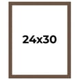 thumbnail image 1 of 24x30 Frame Brown Farmhouse Solid Wood Picture Frame Width 1.5 Inches | Interior Frame Depth 0.5, 1 of 8