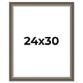 thumbnail image 1 of 24x30 Frame Brown Solid Wood Picture Frame | 1.75 Inch Moulding Width | Austin Frame Complete with, 1 of 8