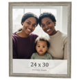 thumbnail image 1 of 24x30 Frame Grey Solid Wood Picture Frame Width 1 Inches | Interior Frame Depth 0.5 Inches |, 1 of 8