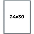 thumbnail image 1 of 24x30 Frame Rustic Sky Blue Solid Wood Picture Frame | 0.75 Inch Moulding Width |Includes UV, 1 of 8
