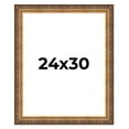 thumbnail image 1 of 24x30 Frame Vintage Gold Solid Wood Picture Frame | 2.5 Inch Moulding Width | Ornate Bronze Museo, 1 of 8