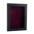 thumbnail image 1 of 24x30 Shadow Box Frame Black Wood | With a 3/4" Usable Display Depth | Includes a Dark Berry Real, 1 of 5