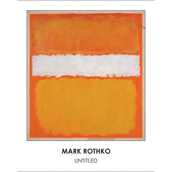 24x30in Coated Paper Mark Rothko - Untitled