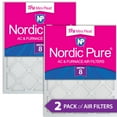 thumbnail image 1 of 24x30x1 Nordic Pure Tru Mini Pleat MERV 8 AC Furnace Air Filters 2 Pack, 1 of 7
