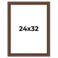 thumbnail image 1 of 24x32 Copper and Brown Real Wood Picture Frame Width 2 inches | Interior Frame Depth 0.5 inches |, 1 of 8